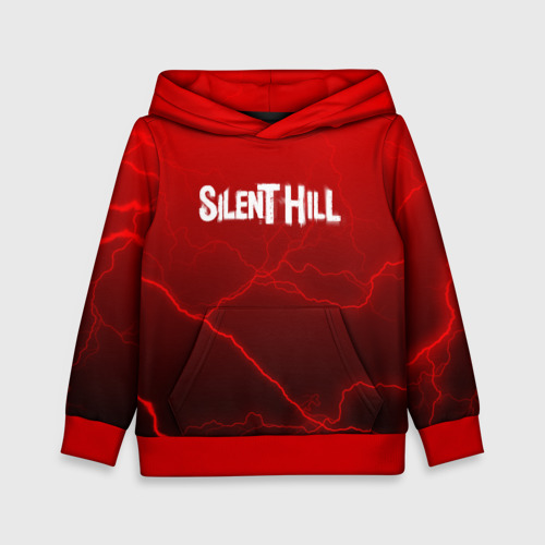 Детская толстовка 3D Silent Hill storm abstraction, цвет красный