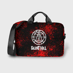 Сумка для ноутбука 3D Silent hill лого blood