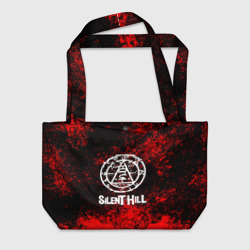 Пляжная сумка 3D Silent hill лого blood