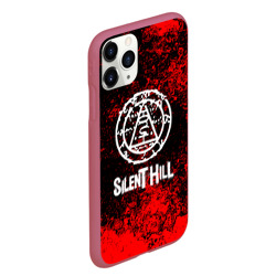 Чехол для iPhone 11 Pro Max матовый Silent hill лого blood - фото 2