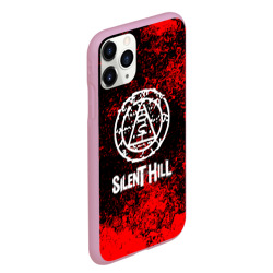 Чехол для iPhone 11 Pro Max матовый Silent hill лого blood - фото 2