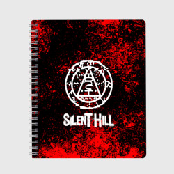 Тетрадь Silent hill лого blood