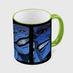 Кружка с полной запечаткой Solo Leveling - Statue of God face