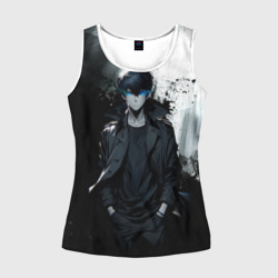 Женская майка 3D Сон герой - Поднятие уровня в одиночку