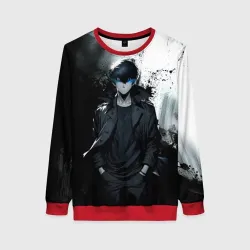 Женский свитшот 3D Сон герой - Поднятие уровня в одиночку