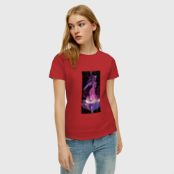 Женская футболка хлопок Звезда таро cyberpunk 2077 - фото 2