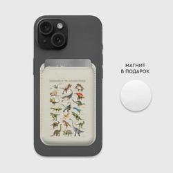 Картхолдер Magsafe магнитный Динозавры юрского периода - фото 2