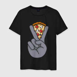 Pizza peace – Футболка из хлопка с принтом купить со скидкой в -20%