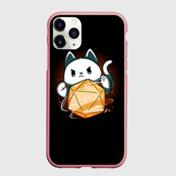 Чехол для iPhone 11 Pro Max матовый Котик мастер - DnD