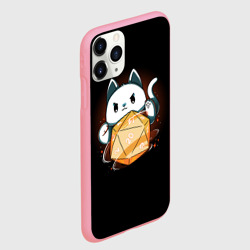 Чехол для iPhone 11 Pro Max матовый Котик мастер - DnD - фото 2