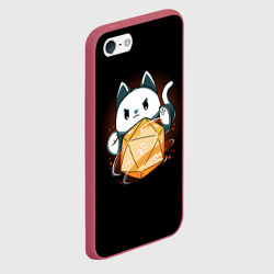 Чехол для iPhone 5/5S матовый Котик мастер - DnD - фото 2