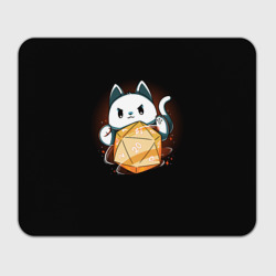Прямоугольный коврик для мышки Котик мастер - DnD