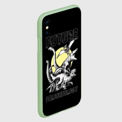 Чехол для iPhone XS Max матовый Future paleontology - фото 2