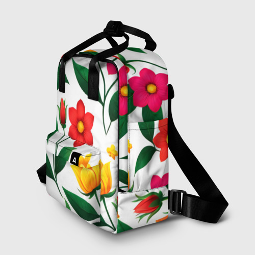 Женский рюкзак 3D Цветочный гарден - фото 2