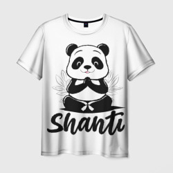 Мужская футболка 3D Шанти панда