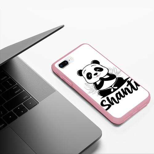 Чехол для iPhone 7Plus/8 Plus матовый с принтом Шанти панда, фото #5