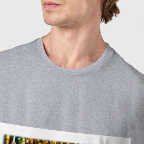 Мужская футболка хлопок с принтом Мем капибара в короне: как будто я специально лучше всех, фото #4