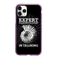 Чехол для iPhone 11 Pro Max матовый Expert paleontologist in training 