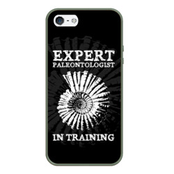 Чехол для iPhone 5/5S матовый Expert paleontologist in training 