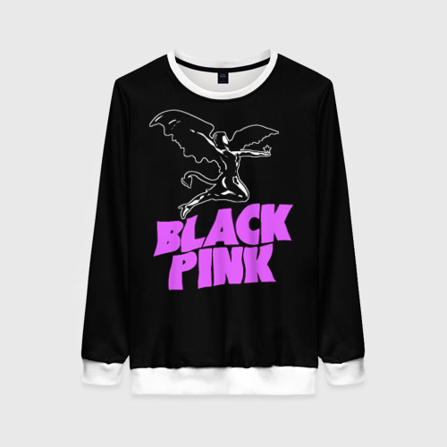 Женский свитшот 3D Black Pink - Sabbath, цвет 3D печать
