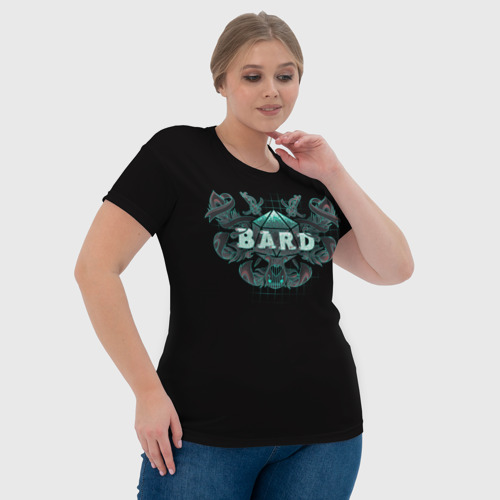 Женская футболка 3D Bard - Dnd, цвет 3D печать - фото 6