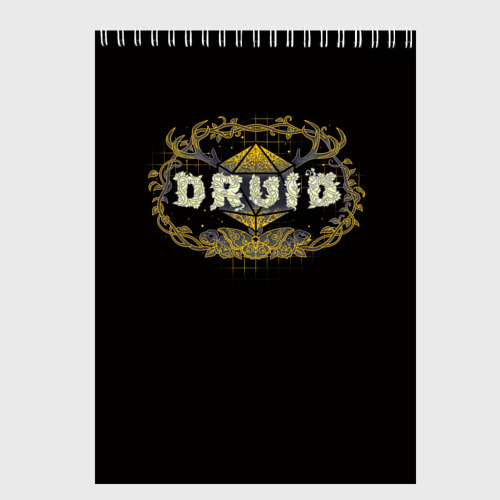 Скетчбук Druid - DnD, цвет белый