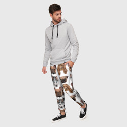 Мужские брюки 3D Текстура собак - фото 2