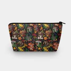 Косметичка 3D Фон с лесными грибами