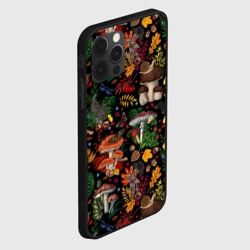 Чехол для iPhone 12 Pro Фон с лесными грибами - фото 2