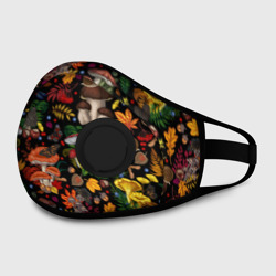 Маска из неопрена Фон с лесными грибами