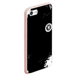 Чехол для iPhone 5/5S матовый Chelsea футбольный клуб краски - фото 2