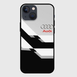 Чехол для iPhone 13 mini Audi sport geometry black