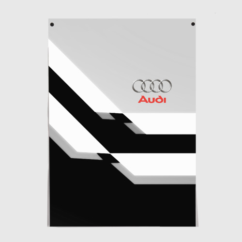 Постер Audi sport geometry black