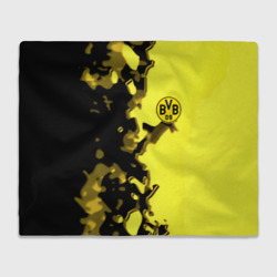 Плед 3D Borussia sport geometry yellow