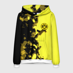 Мужская толстовка 3D Borussia sport geometry yellow