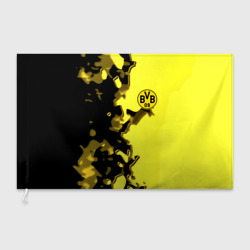 Флаг 3D Borussia sport geometry yellow