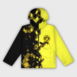 Женская ветровка 3D Borussia sport geometry yellow