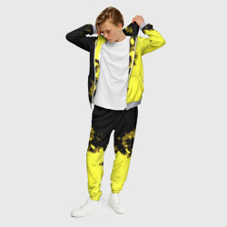 Мужской костюм 3D Borussia sport geometry yellow - фото 2