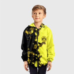 Детская ветровка 3D Borussia sport geometry yellow - фото 2