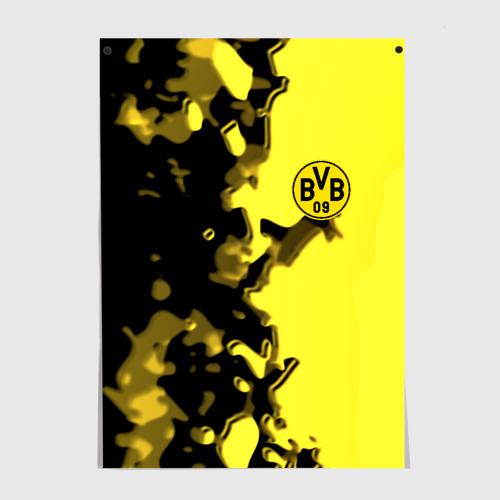 Постер Borussia sport geometry yellow