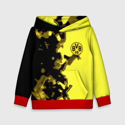 Детская толстовка 3D Borussia sport geometry yellow