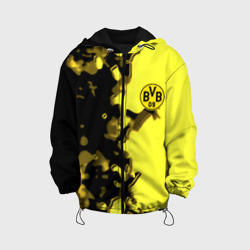 Детская куртка 3D Borussia sport geometry yellow