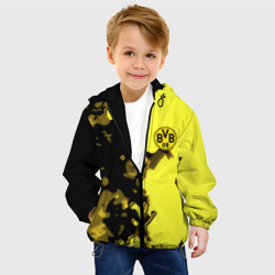 Детская куртка 3D Borussia sport geometry yellow - фото 2