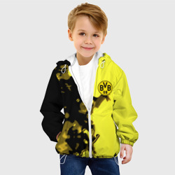 Детская куртка 3D Borussia sport geometry yellow - фото 2