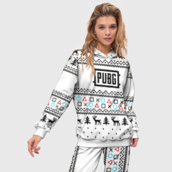 Женский костюм с толстовкой 3D PUBG игровой свитер с оленями - фото 2