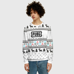 Мужской свитшот 3D PUBG игровой свитер с оленями - фото 2