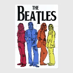 Магнитный плакат 2Х3 The Beatles all