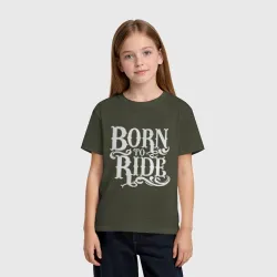 Детская футболка хлопок Born to ride - рожденный ездить - фото 2