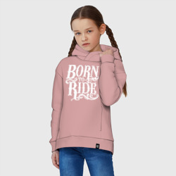 Детское худи Oversize хлопок Born to ride - рожденный ездить - фото 2