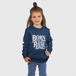 Детский свитшот хлопок Born to ride - рожденный ездить - фото 2